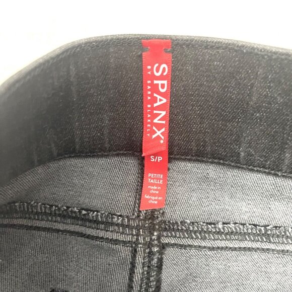 Spanx Women's Black Distressed Pants Size S/P - Picture 5 of 6